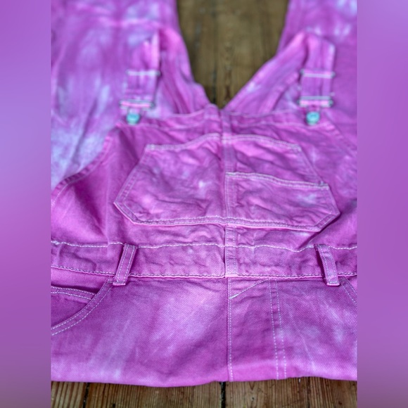 We The Free Pink Women Jeans Overalls - Picture 5 of 5